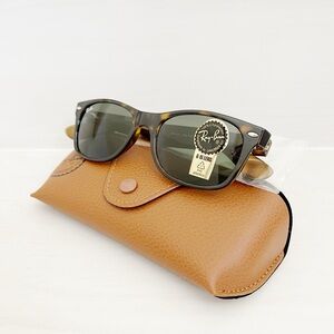 Ray Ban New Wayfarer Sunglasses in Tortoise